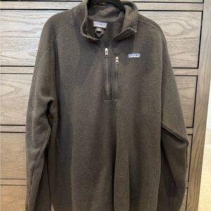 Patagonia better sweater Black Half-Zip Fleece Pullover
